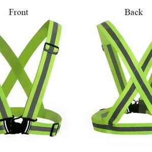 Neon Green Reflective Harness